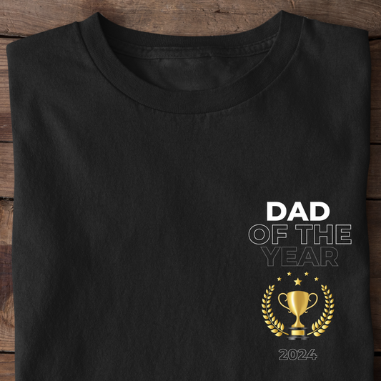 DAD of the Year, Datum personalisierbar - Premium Shirt