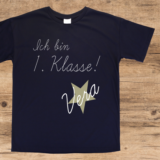 Ich bin 1. Klasse! - personalisiertes Kindershirt